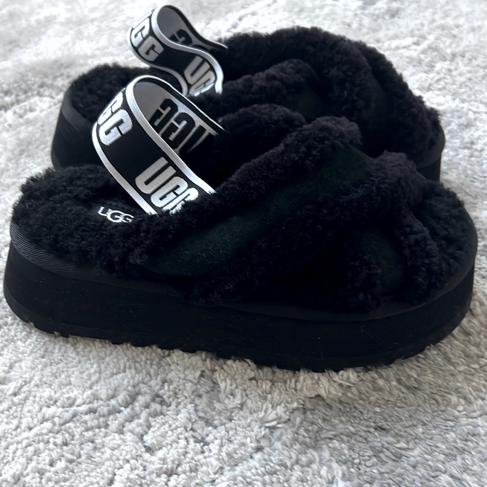 Black Ugg slippers